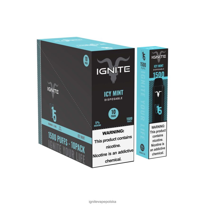 Ignite E Papieros Cena | IGNITE V15 vape pen 10 szt lód jagodowy 0648NZ97